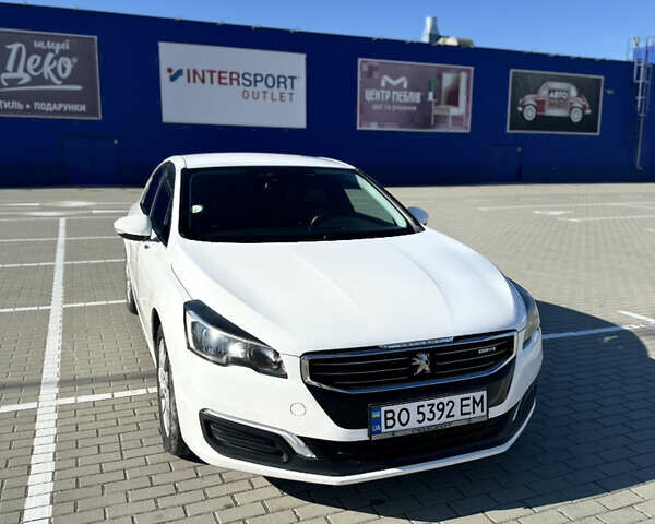 Белый Пежо 508, объемом двигателя 1.56 л и пробегом 263 тыс. км за 11800 $, фото 1 на Automoto.ua