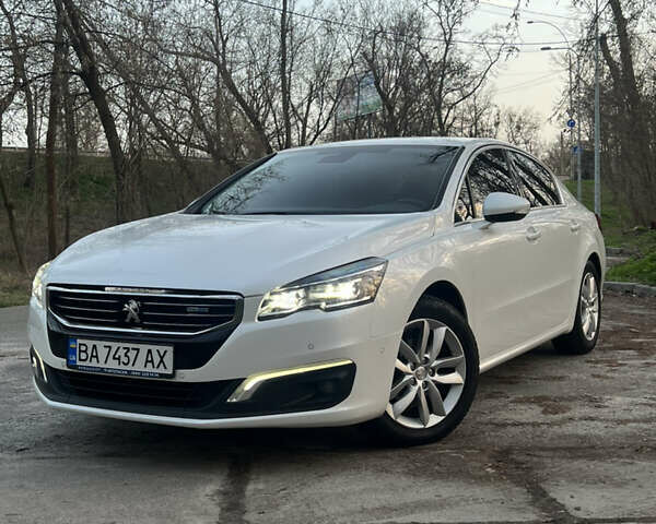 Білий Пежо 508, об'ємом двигуна 1.56 л та пробігом 123 тис. км за 15450 $, фото 1 на Automoto.ua