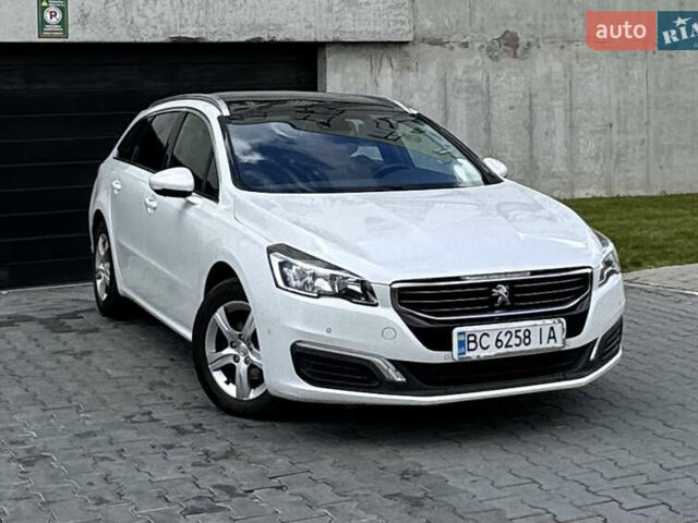 Пежо 508 2015 в Львове на Automoto.ua Белый Пежо 508, объемом двигателя 1.6 л и пробегом 237 тыс. км за 11450 $, фото 1 на Automoto.ua