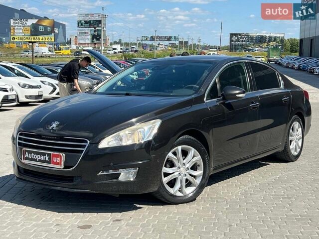 Черный Пежо 508, объемом двигателя 1.6 л и пробегом 322 тыс. км за 7840 $, фото 1 на Automoto.ua