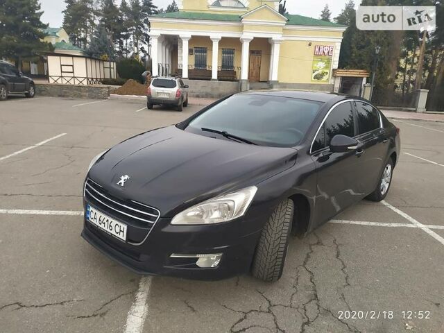 Чорний Пежо 508, об'ємом двигуна 2 л та пробігом 221 тис. км за 9500 $, фото 1 на Automoto.ua