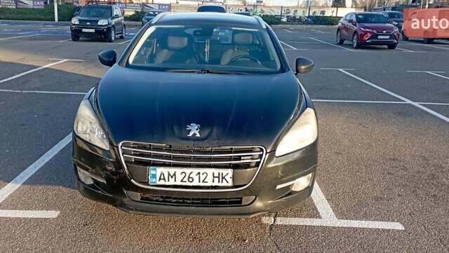 Черный Пежо 508, объемом двигателя 1.56 л и пробегом 330 тыс. км за 7000 $, фото 1 на Automoto.ua