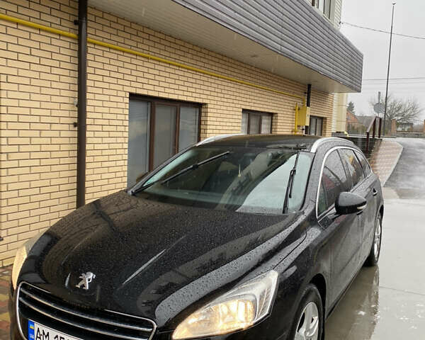 Черный Пежо 508, объемом двигателя 2 л и пробегом 297 тыс. км за 7800 $, фото 1 на Automoto.ua