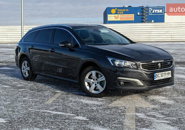 Черный Пежо 508, объемом двигателя 2 л и пробегом 230 тыс. км за 13550 $, фото 1 на Automoto.ua