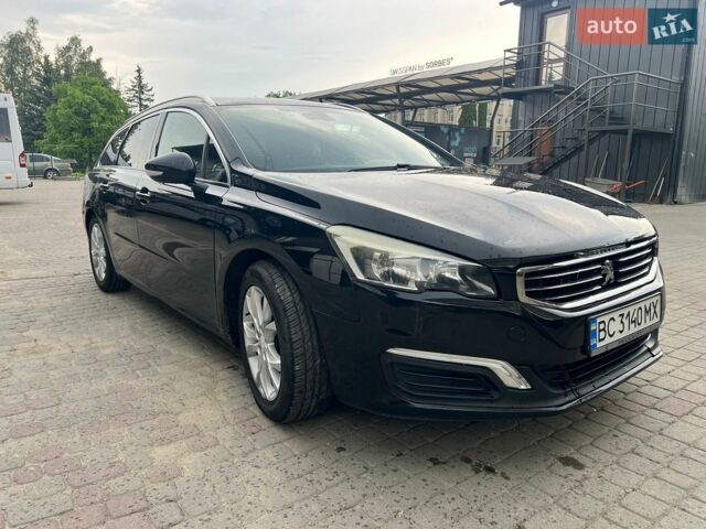 Чорний Пежо 508, об'ємом двигуна 1.56 л та пробігом 295 тис. км за 9500 $, фото 1 на Automoto.ua