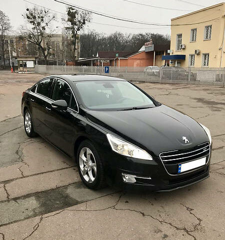 Чорний Пежо 508, об'ємом двигуна 2 л та пробігом 235 тис. км за 12600 $, фото 1 на Automoto.ua