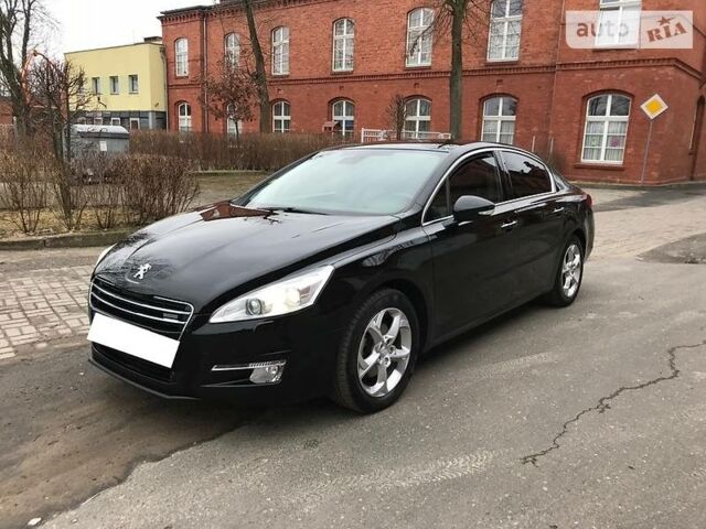 Чорний Пежо 508, об'ємом двигуна 2 л та пробігом 220 тис. км за 14700 $, фото 1 на Automoto.ua