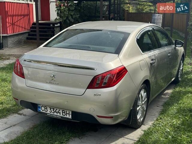 Серый Пежо 508, объемом двигателя 2 л и пробегом 245 тыс. км за 8750 $, фото 1 на Automoto.ua