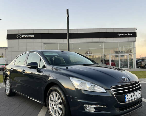 Синий Пежо 508, объемом двигателя 2 л и пробегом 220 тыс. км за 9000 $, фото 1 на Automoto.ua