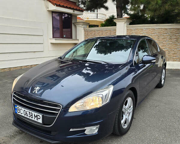 Синий Пежо 508, объемом двигателя 2 л и пробегом 274 тыс. км за 6900 $, фото 1 на Automoto.ua