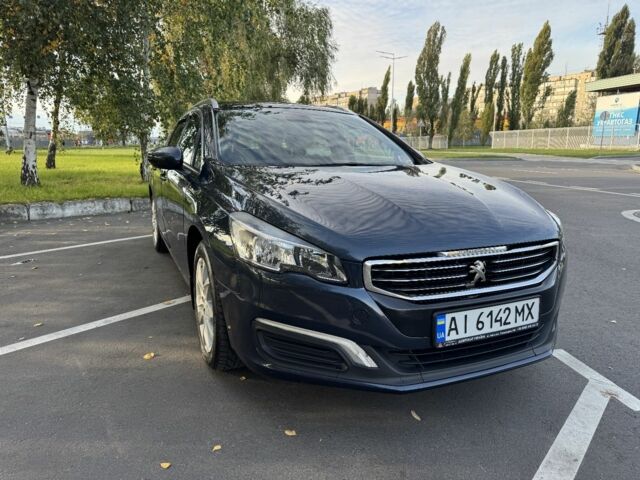 Синий Пежо 508, объемом двигателя 2 л и пробегом 241 тыс. км за 12100 $, фото 1 на Automoto.ua