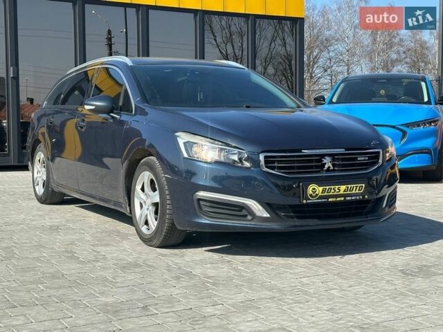 Синий Пежо 508, объемом двигателя 2 л и пробегом 237 тыс. км за 8700 $, фото 1 на Automoto.ua