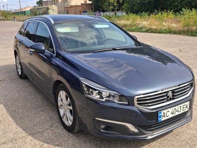 Синий Пежо 508, объемом двигателя 1.6 л и пробегом 260 тыс. км за 11500 $, фото 1 на Automoto.ua