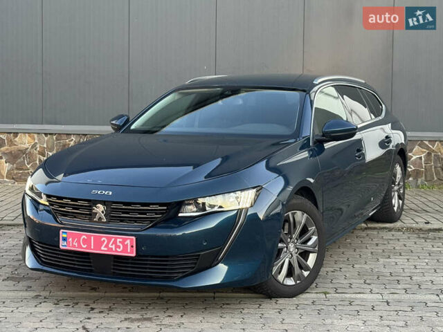 Синий Пежо 508, объемом двигателя 1.5 л и пробегом 152 тыс. км за 16000 $, фото 1 на Automoto.ua