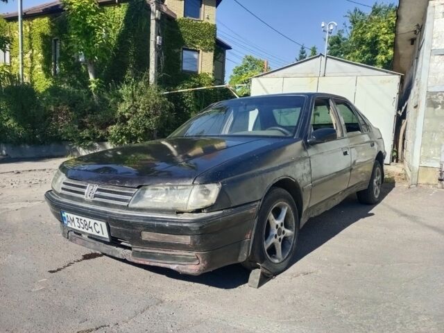 Черный Пежо 605, объемом двигателя 2 л и пробегом 350 тыс. км за 291 $, фото 1 на Automoto.ua