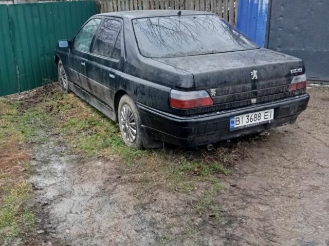 Черный Пежо 605, объемом двигателя 2 л и пробегом 300 тыс. км за 650 $, фото 1 на Automoto.ua