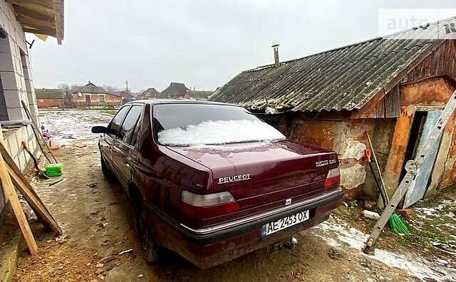 Червоний Пежо 605, об'ємом двигуна 2 л та пробігом 300 тис. км за 2300 $, фото 1 на Automoto.ua