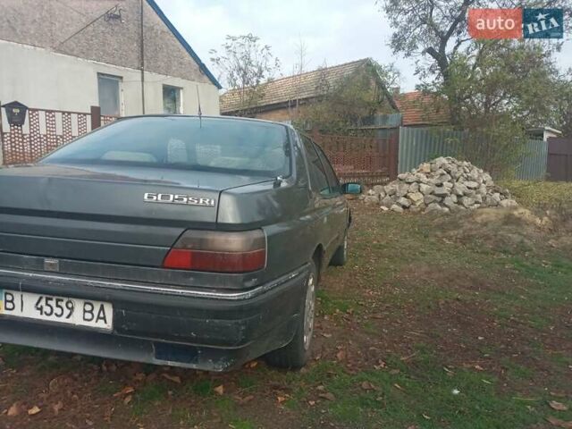 Серый Пежо 605, объемом двигателя 2 л и пробегом 180 тыс. км за 1000 $, фото 1 на Automoto.ua