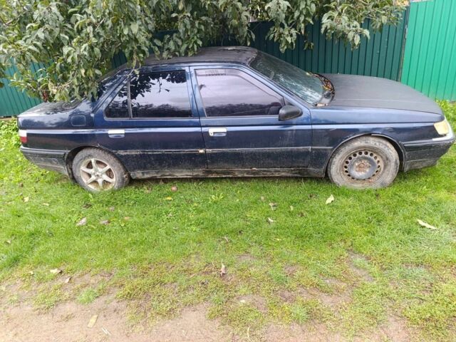 Синий Пежо 605, объемом двигателя 2 л и пробегом 290 тыс. км за 480 $, фото 1 на Automoto.ua