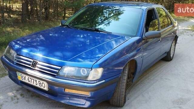 Синий Пежо 605, объемом двигателя 2 л и пробегом 300 тыс. км за 2700 $, фото 1 на Automoto.ua