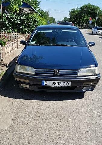 Пежо 605 1991 в Полтаве на Automoto.ua Синий Пежо 605, объемом двигателя 3 л и пробегом 250 тыс. км за 3600 $, фото 1 на Automoto.ua