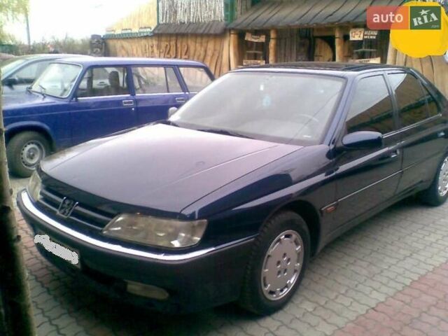 Синий Пежо 605, объемом двигателя 3 л и пробегом 300 тыс. км за 2500 $, фото 1 на Automoto.ua
