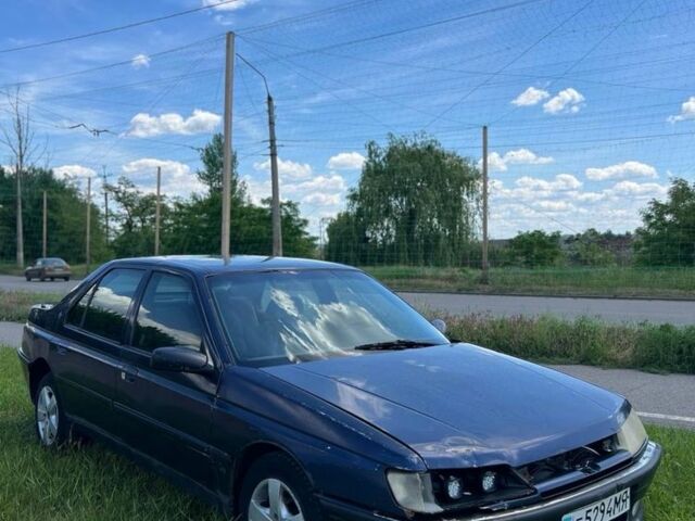 Синий Пежо 605, объемом двигателя 2 л и пробегом 200 тыс. км за 743 $, фото 1 на Automoto.ua