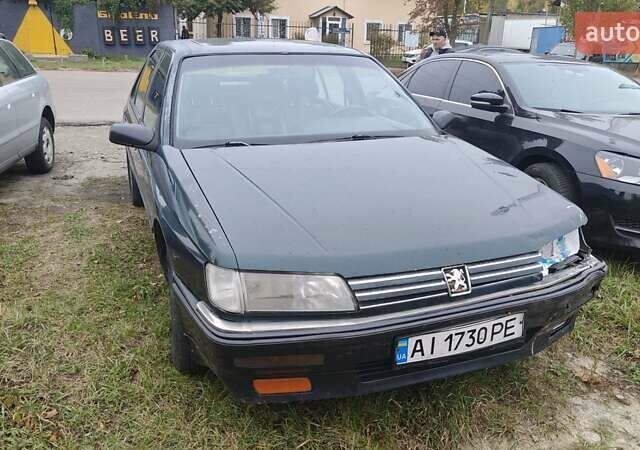 Зеленый Пежо 605, объемом двигателя 2.98 л и пробегом 290 тыс. км за 949 $, фото 1 на Automoto.ua