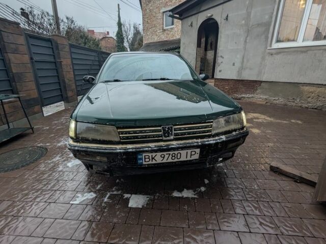 Зеленый Пежо 605, объемом двигателя 2 л и пробегом 350 тыс. км за 650 $, фото 1 на Automoto.ua