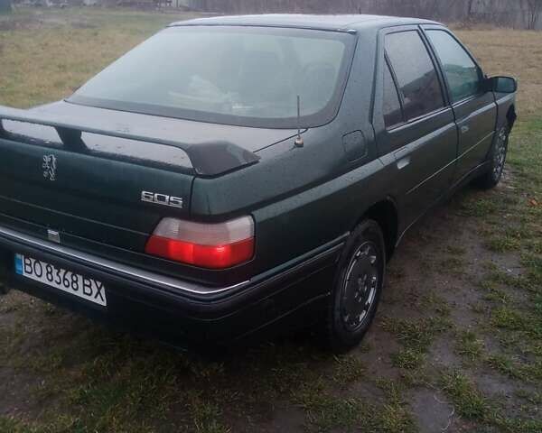 Зеленый Пежо 605, объемом двигателя 2 л и пробегом 480 тыс. км за 1500 $, фото 1 на Automoto.ua
