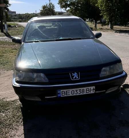 Зелений Пежо 605, об'ємом двигуна 2 л та пробігом 30 тис. км за 2000 $, фото 1 на Automoto.ua