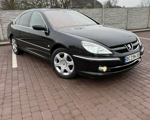 Черный Пежо 607, объемом двигателя 2.2 л и пробегом 292 тыс. км за 4500 $, фото 1 на Automoto.ua