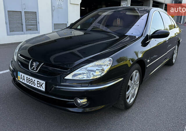Черный Пежо 607, объемом двигателя 2.2 л и пробегом 212 тыс. км за 5900 $, фото 1 на Automoto.ua