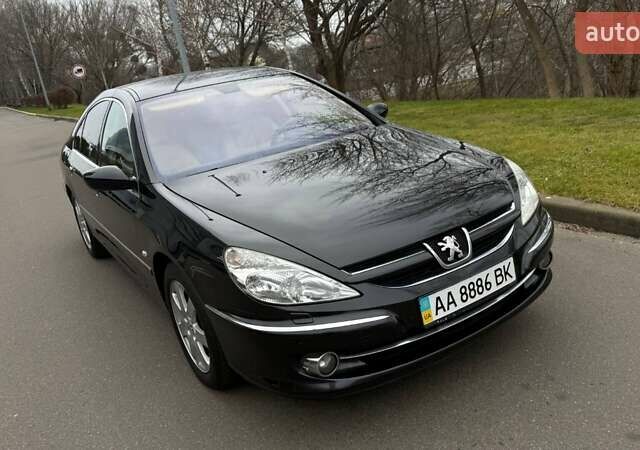 Чорний Пежо 607, об'ємом двигуна 2.2 л та пробігом 218 тис. км за 5800 $, фото 1 на Automoto.ua