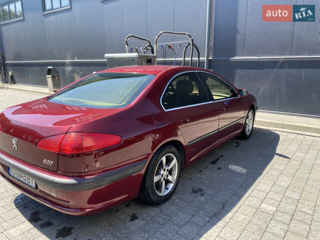 Пежо 607 2004 в Ужгороде на Automoto.ua Красный Пежо 607, объемом двигателя 2.2 л и пробегом 370 тыс. км за 3700 $, фото 1 на Automoto.ua