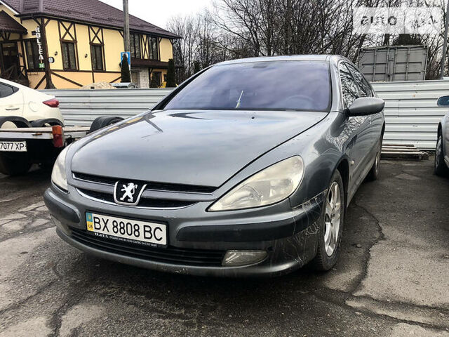 Сірий Пежо 607, об'ємом двигуна 2.2 л та пробігом 220 тис. км за 3400 $, фото 1 на Automoto.ua