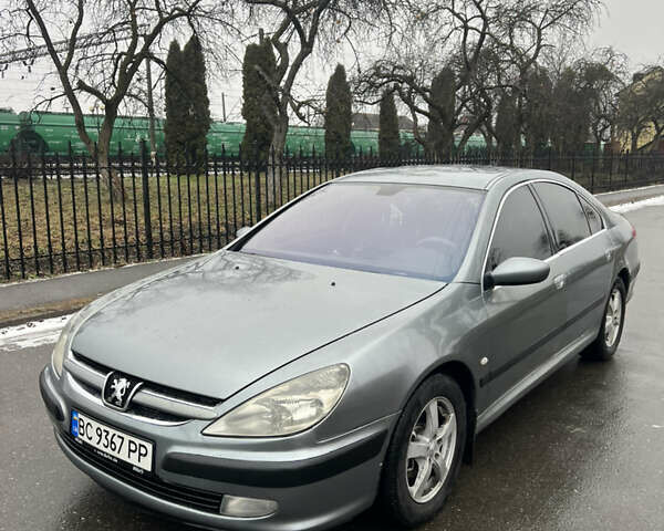 Серый Пежо 607, объемом двигателя 2.18 л и пробегом 317 тыс. км за 4200 $, фото 1 на Automoto.ua