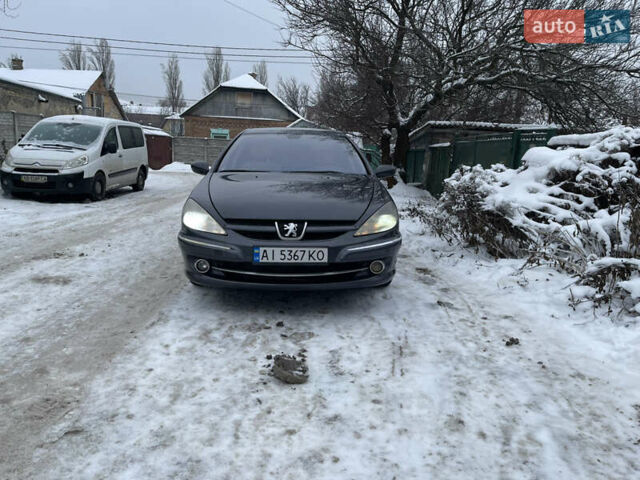 Сірий Пежо 607, об'ємом двигуна 2.18 л та пробігом 350 тис. км за 3850 $, фото 1 на Automoto.ua