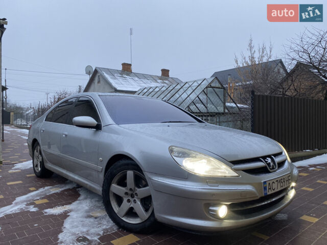 Серый Пежо 607, объемом двигателя 2.7 л и пробегом 325 тыс. км за 5500 $, фото 1 на Automoto.ua