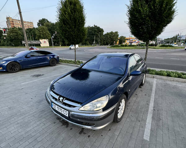Синий Пежо 607, объемом двигателя 2.2 л и пробегом 426 тыс. км за 2999 $, фото 1 на Automoto.ua