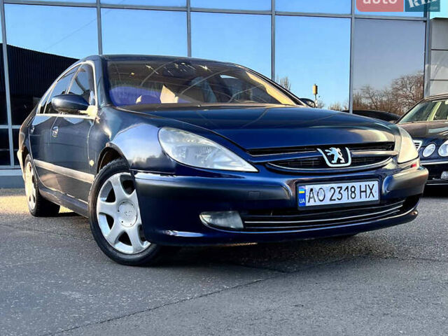 Синий Пежо 607, объемом двигателя 3 л и пробегом 220 тыс. км за 2750 $, фото 1 на Automoto.ua