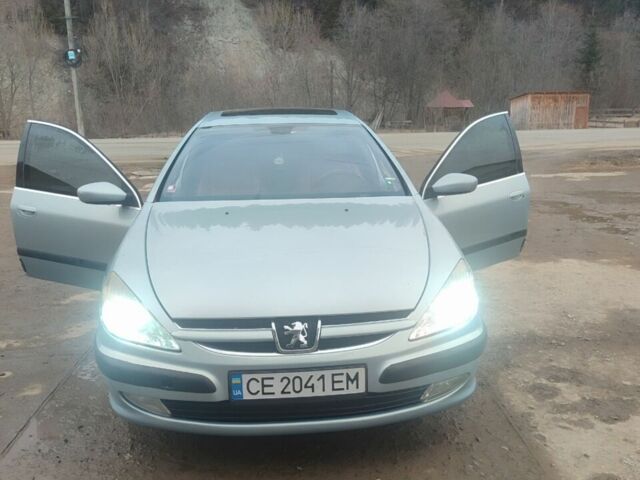 Синий Пежо 607, объемом двигателя 2.2 л и пробегом 213 тыс. км за 3600 $, фото 1 на Automoto.ua