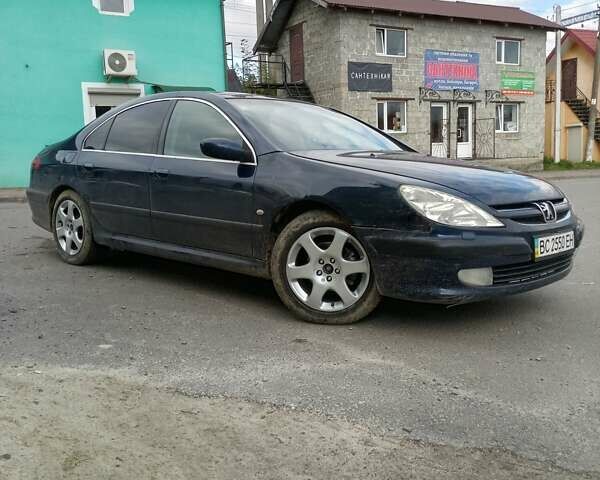 Синий Пежо 607, объемом двигателя 2 л и пробегом 420 тыс. км за 2400 $, фото 1 на Automoto.ua