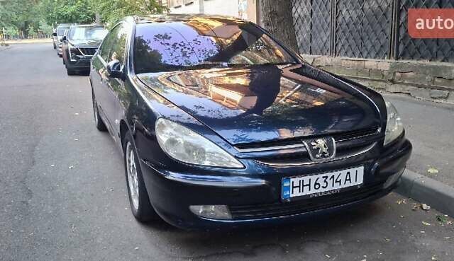 Синий Пежо 607, объемом двигателя 2.2 л и пробегом 270 тыс. км за 3490 $, фото 1 на Automoto.ua