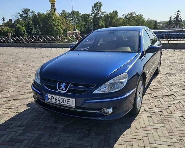Синий Пежо 607, объемом двигателя 2.9 л и пробегом 225 тыс. км за 6600 $, фото 1 на Automoto.ua