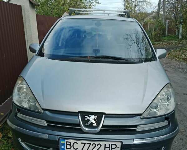 Серый Пежо 807, объемом двигателя 2.2 л и пробегом 240 тыс. км за 6800 $, фото 1 на Automoto.ua