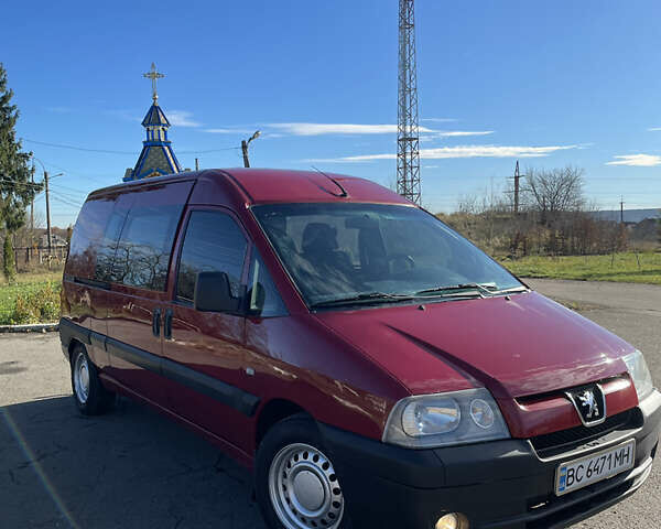 Красный Пежо Эксперт груз.-пасс., объемом двигателя 2 л и пробегом 320 тыс. км за 4550 $, фото 1 на Automoto.ua