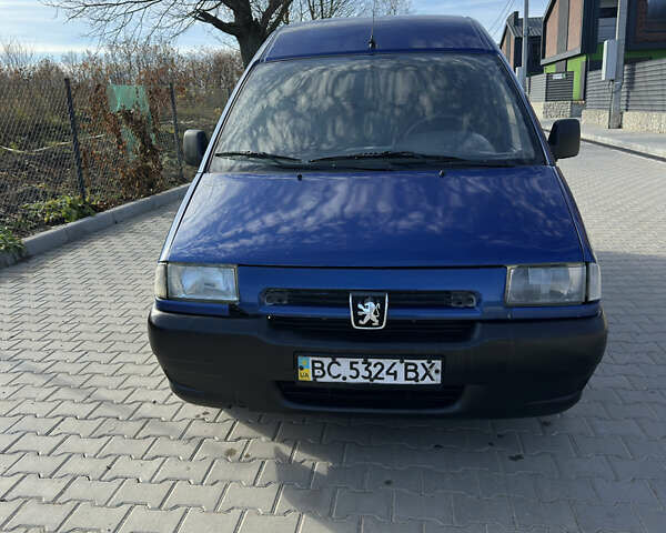 Синий Пежо Эксперт груз.-пасс., объемом двигателя 1.9 л и пробегом 370 тыс. км за 2500 $, фото 1 на Automoto.ua