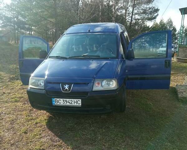 Синий Пежо Эксперт груз.-пасс., объемом двигателя 2 л и пробегом 340 тыс. км за 4700 $, фото 1 на Automoto.ua