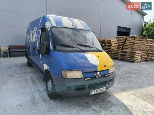 Синий Пежо Boxer, объемом двигателя 2.2 л и пробегом 440 тыс. км за 2700 $, фото 1 на Automoto.ua